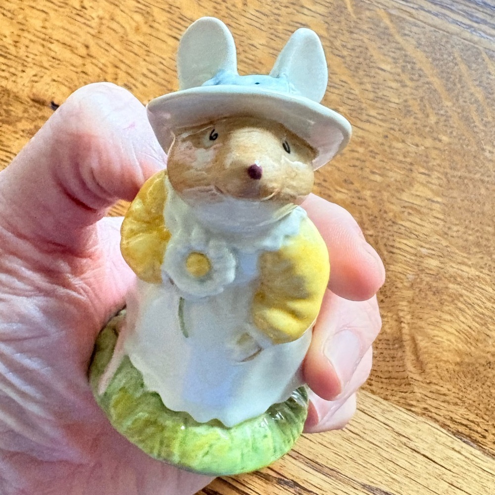 VTG 1982 Royal Doulton Primrose Woodmouse Figurine Beatrix Potter nursery - Picture 6 of 8